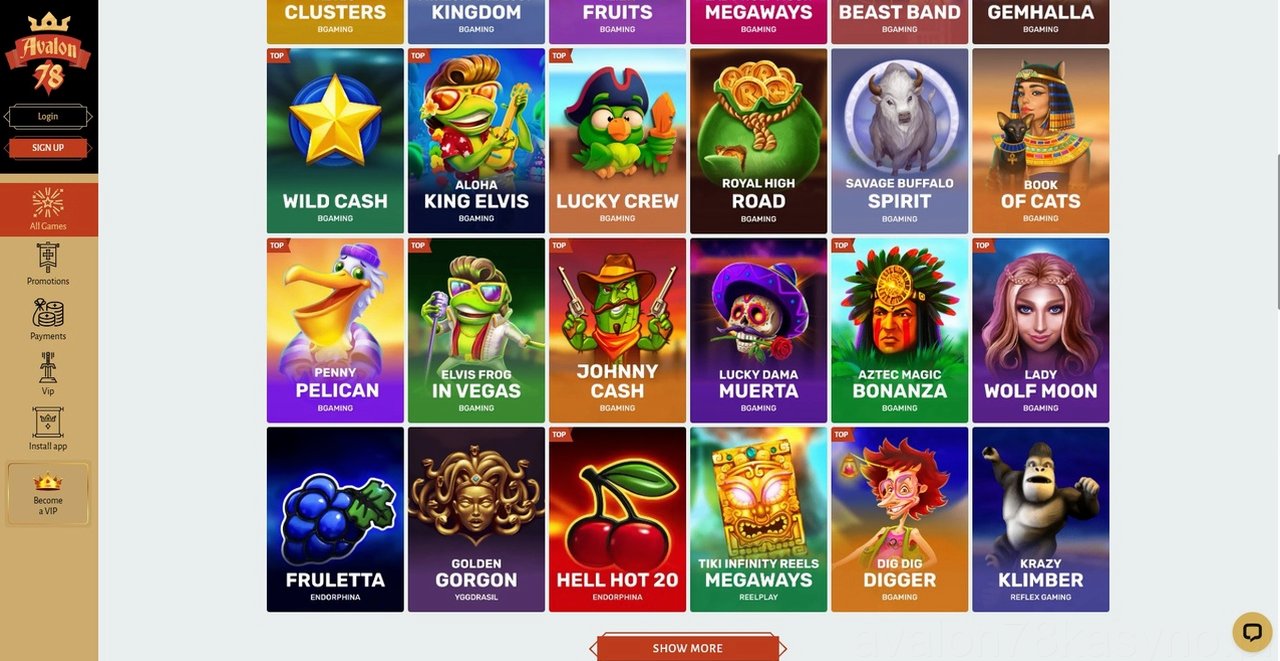 Avalon78 Casino Casino